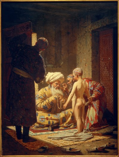 Verkoop van een slavenjongen door Wassili W. Werestschagin