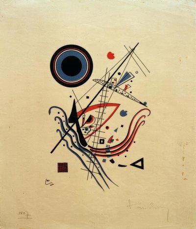 Blauw door Wassily Kandinsky