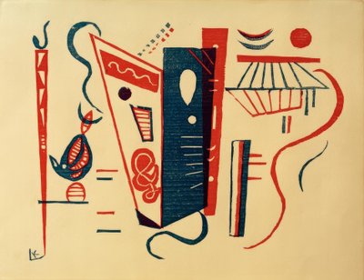 Houtsnede voor XX. eeuw, Nr. 5/6 door Wassily Kandinsky