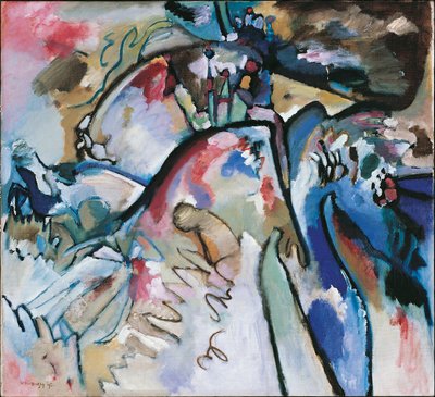Improvisatie 21A door Wassily Kandinsky