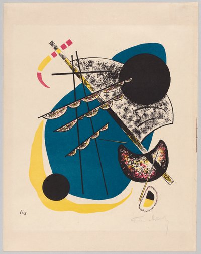 Kleine werelden II door Wassily Kandinsky