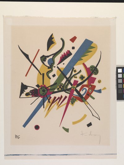 Kleine Werelden I door Wassily Kandinsky