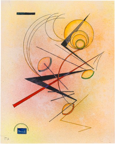 Kleines Warm door Wassily Kandinsky