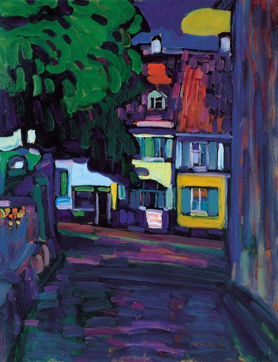 Murnau, Huizen op de Obermarkt door Wassily Kandinsky