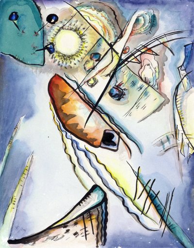 Zonder Titel door Wassily Kandinsky