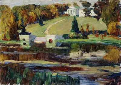 Schets voor Achtyrka – Herfst door Wassily Kandinsky