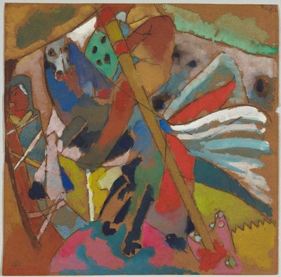 Sint-Joris II door Wassily Kandinsky