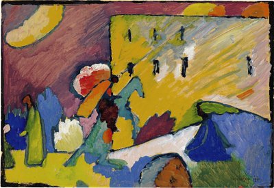 Studie voor Improvisatie 3 door Wassily Kandinsky