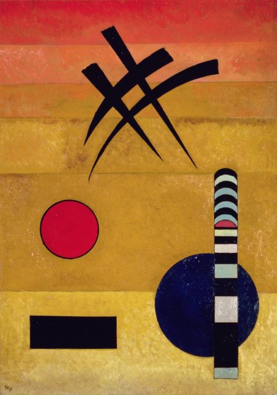 Zeichen Signe (Signaal). door Wassily Kandinsky