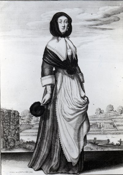 Herfst, 1643 door Wenceslaus Hollar
