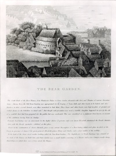 Bear Garden door Wenceslaus Hollar