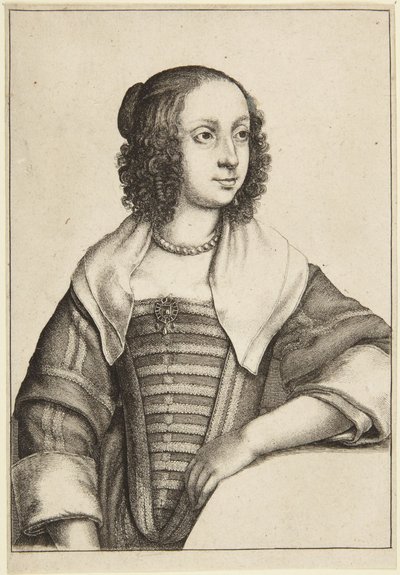 Catherine Howard door Wenceslaus Hollar