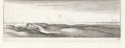 Duinen bij Naarden door Wenceslaus Hollar