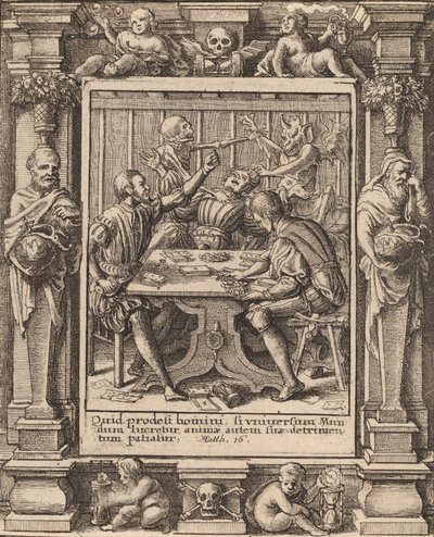 Gokkers, 1651 door Wenceslaus Hollar