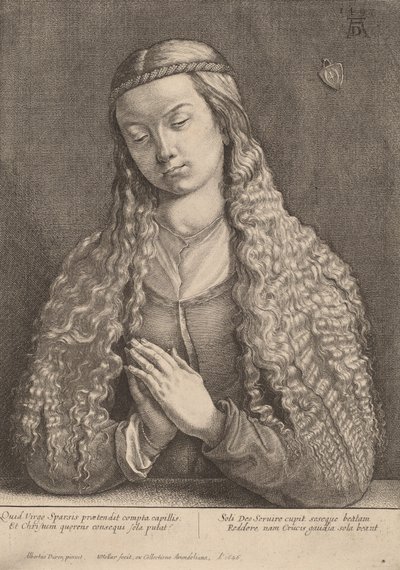 Katharine Furlegerin, 1646 door Wenceslaus Hollar