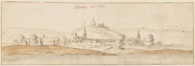 Klingenberg aan de Main door Wenceslaus Hollar