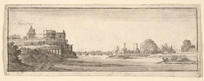 Regensburg, 1652-77 door Wenceslaus Hollar