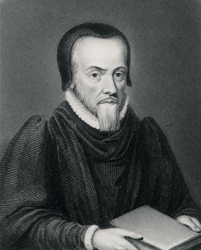 Richard Hooker (ca. 1554-1600), gegraveerd door Edward Finden door Wenceslaus Hollar