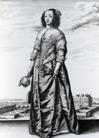 Lente, 1643 door Wenceslaus Hollar