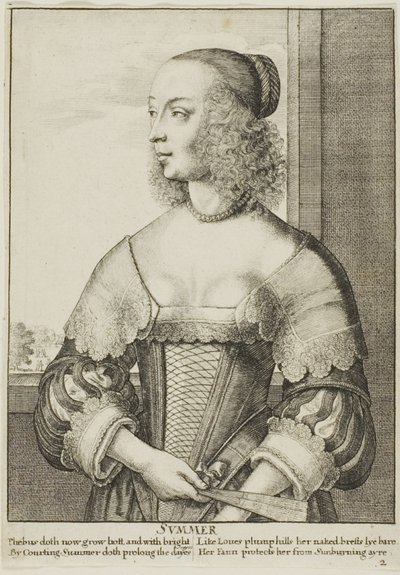 Zomer door Wenceslaus Hollar
