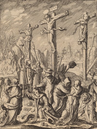 De kruisiging door Wenceslaus Hollar