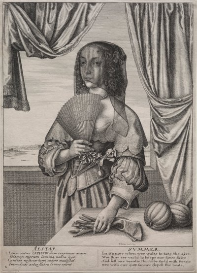 De Vier Seizoenen: Zomer door Wenceslaus Hollar