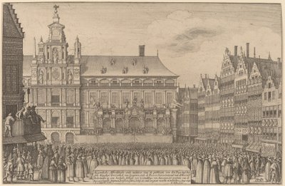 De Vrede van Munster door Wenceslaus Hollar