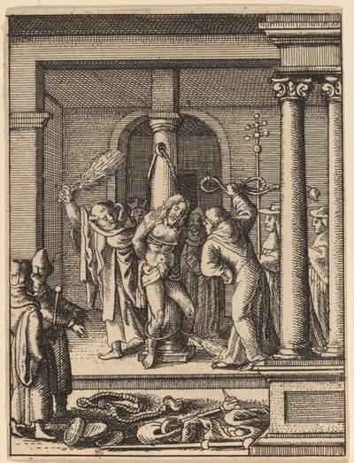 De Geseling door Wenceslaus Hollar