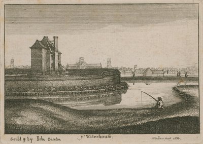 Het Waterhuis, Islington door Wenceslaus Hollar