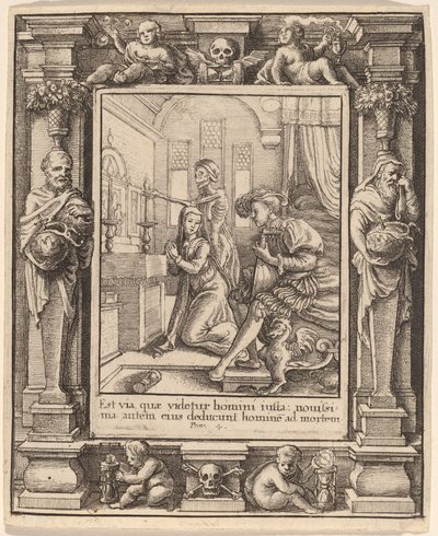 Non door Wenceslaus Hollar after Hans Holbein the Younger after Abraham van Diepenbeeck