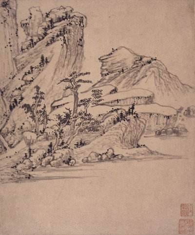 Album met landschapschilderijen door Wencong Yang