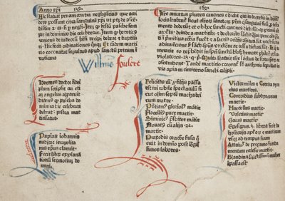 Fol 30 verso, (detail), Fasciculus Temporum door Werner Rolevinck