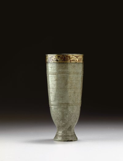 Beker, vroeg-midden 2e eeuw v.Chr. door Western Han Dynasty Chinese School