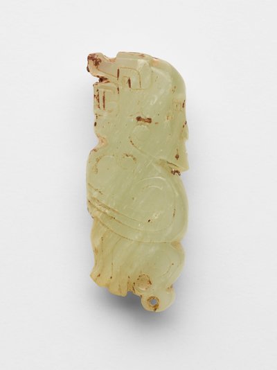Fitting in de vorm van een bovennatuurlijk wezen, c.1050-771 v.Chr. door Western Zhou Dynasty Chinese School
