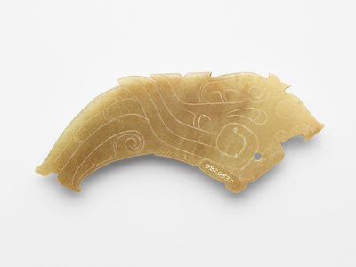 Hanger in de vorm van een vogel, een van een paar door Western Zhou Dynasty Chinese School