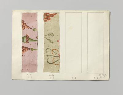 Staal met bedrukte zijde, dessin Chi-ki door Wiener Werkstätte