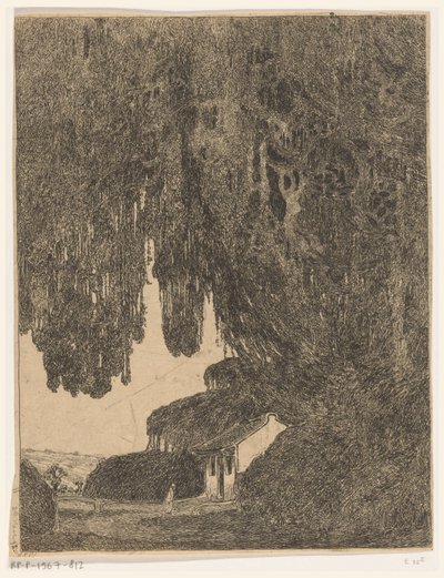 Chinese kapel in de omgeving van Semarang op Java door Wijnand Otto Jan Nieuwenkamp