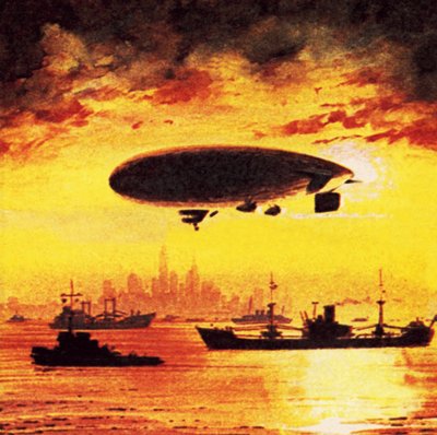 Luchtschip door Wilf (20th century) Hardy