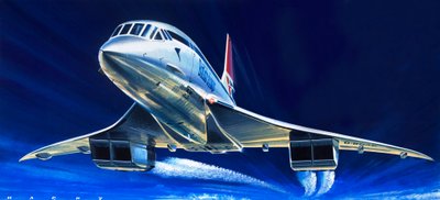Concorde (gouache op papier) door Wilf (20th century) Hardy