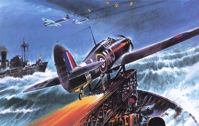Hawker Hurricane door Wilf (20th century) Hardy