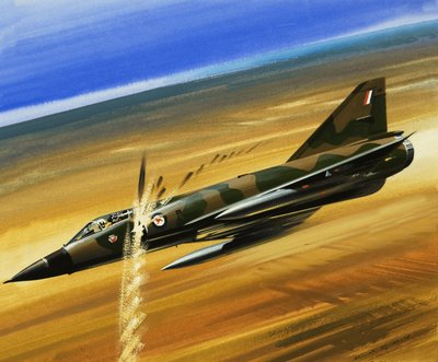 In het blauw: Ricochet! door Wilf (20th century) Hardy