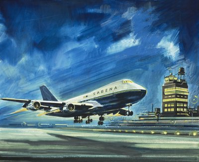 Sabena. Passagiersvliegtuigen door Wilf (20th century) Hardy
