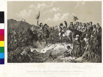 Episode uit de slag bij de bergen Harsany op 12 augustus 1687 door Wilhelm Camphausen
