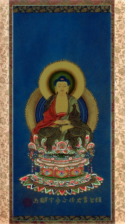 Amitabha, begin 19e eeuw door Wilhelm Greve