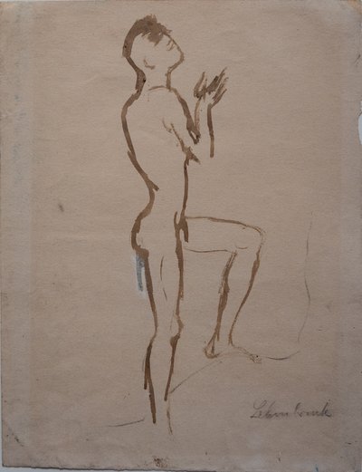 Stijgende man door Wilhelm Lehmbruck