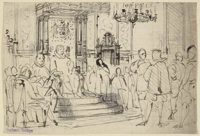 Christian IV in de rechtbank door Wilhelm Marstrand
