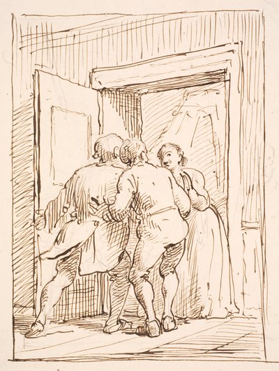 Een schandaal door Wilhelm Marstrand