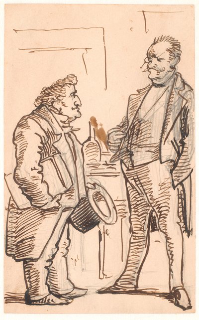 Krog en Simon Levi door Wilhelm Marstrand