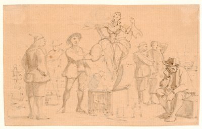 Peder Paars 1. Boek 2. Zang. Venus stijgt op uit de Kist door Wilhelm Marstrand