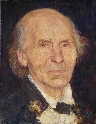 Portret van een boer uit Schwalm door Wilhelm Thielmann